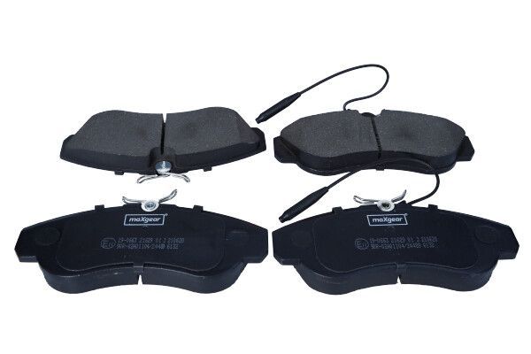 Stabdžių trinkelių rinkinys, diskinis stabdys MAXGEAR 19-0663