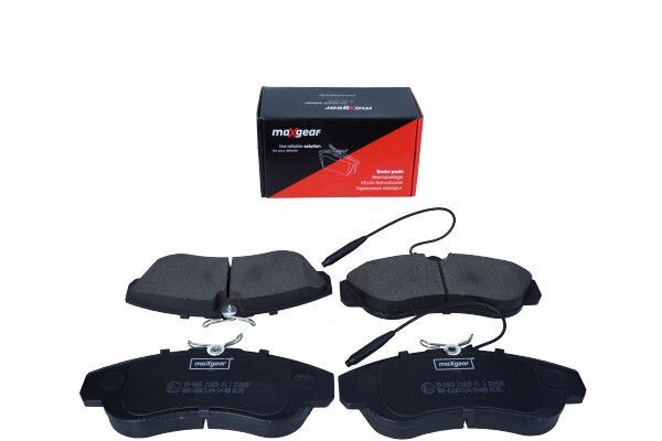 Stabdžių trinkelių rinkinys, diskinis stabdys MAXGEAR 19-0663