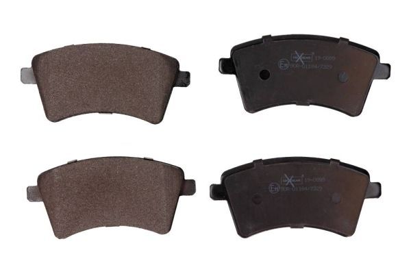 Stabdžių trinkelių rinkinys, diskinis stabdys MAXGEAR 19-0899