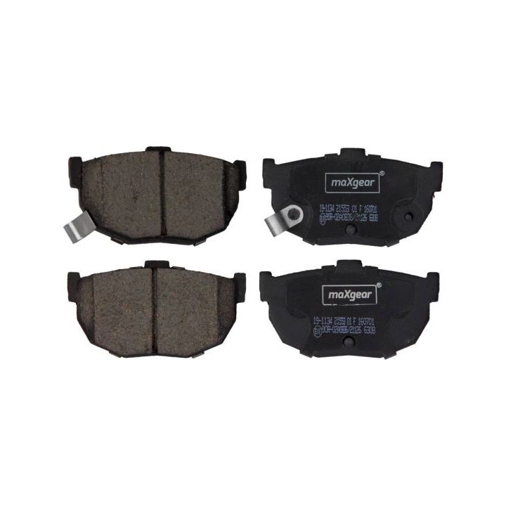 Stabdžių trinkelių rinkinys, diskinis stabdys MAXGEAR 19-1134