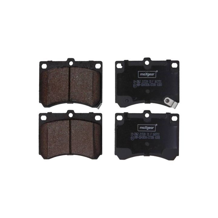 Stabdžių trinkelių rinkinys, diskinis stabdys MAXGEAR 19-2862