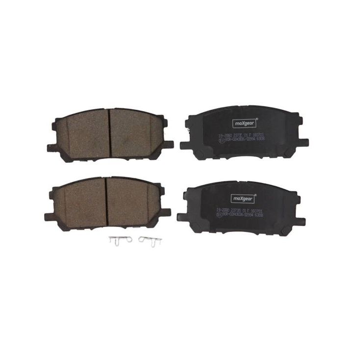 Stabdžių trinkelių rinkinys, diskinis stabdys MAXGEAR 19-2880