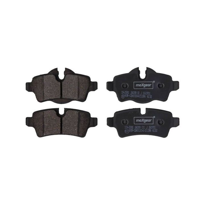 Stabdžių trinkelių rinkinys, diskinis stabdys MAXGEAR 19-2891