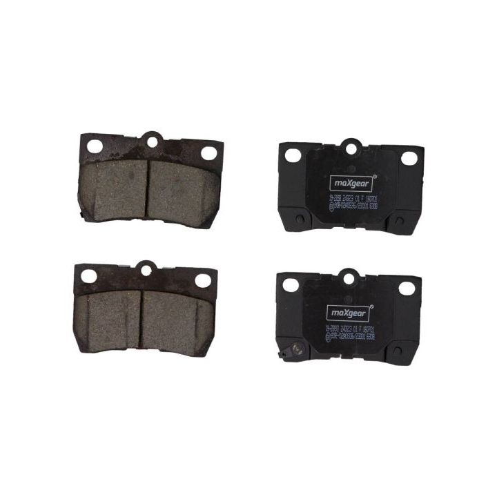 Stabdžių trinkelių rinkinys, diskinis stabdys MAXGEAR 19-2893