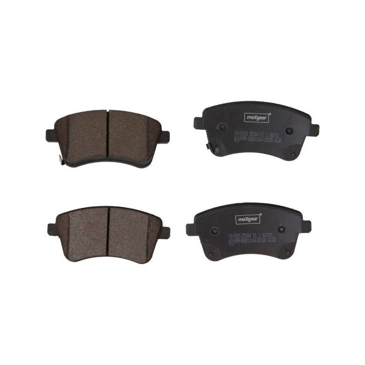 Stabdžių trinkelių rinkinys, diskinis stabdys MAXGEAR 19-2915