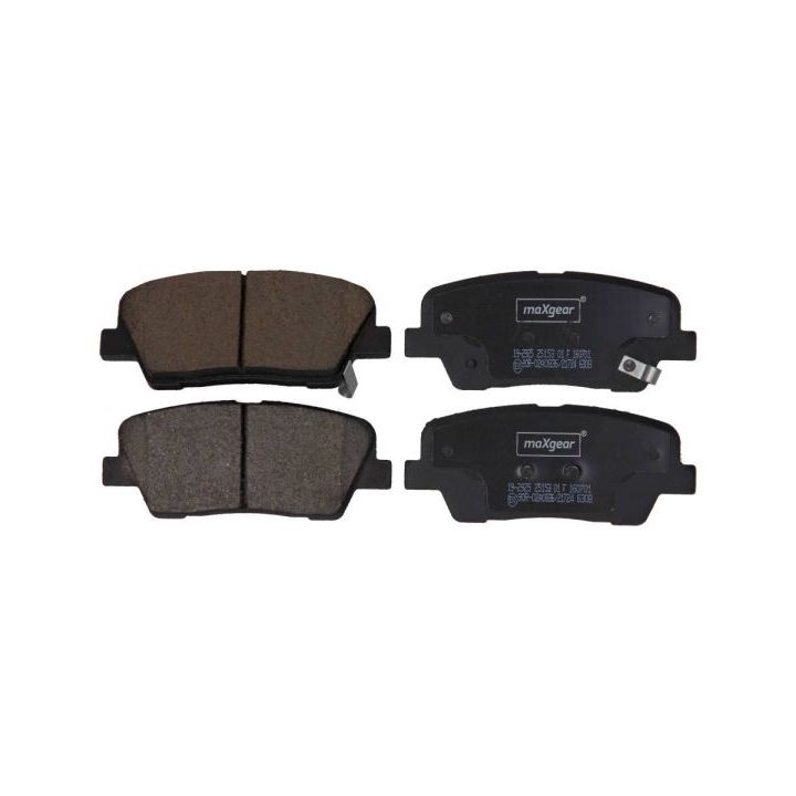 Stabdžių trinkelių rinkinys, diskinis stabdys MAXGEAR 19-2925