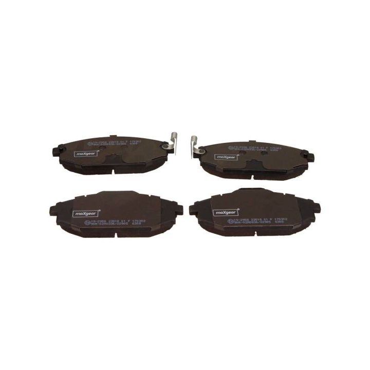 Stabdžių trinkelių rinkinys, diskinis stabdys MAXGEAR 19-2958