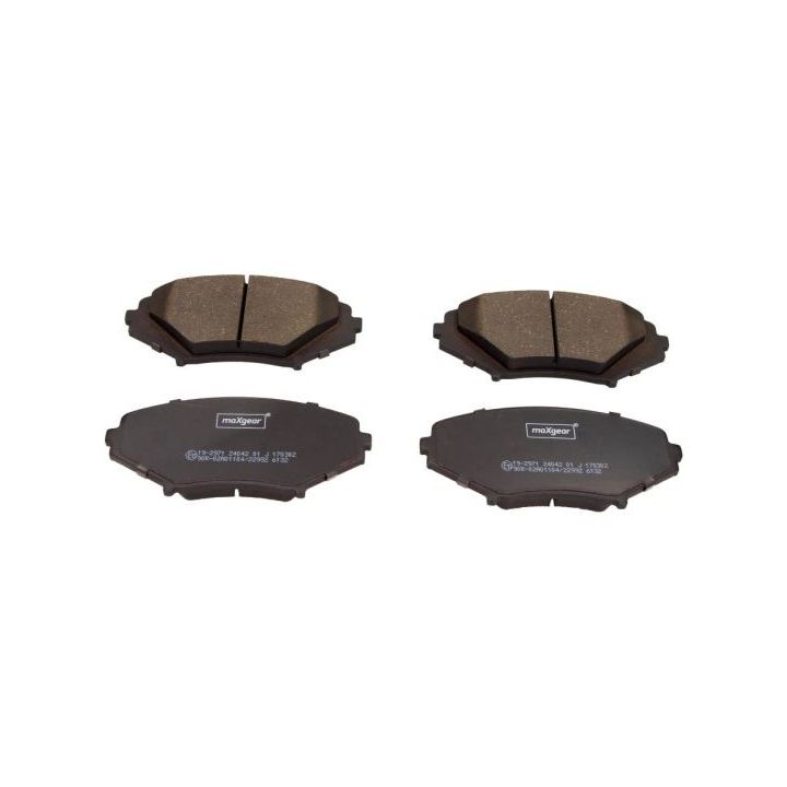 Stabdžių trinkelių rinkinys, diskinis stabdys MAXGEAR 19-2971