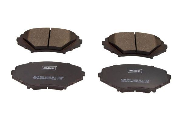 Stabdžių trinkelių rinkinys, diskinis stabdys MAXGEAR 19-2971