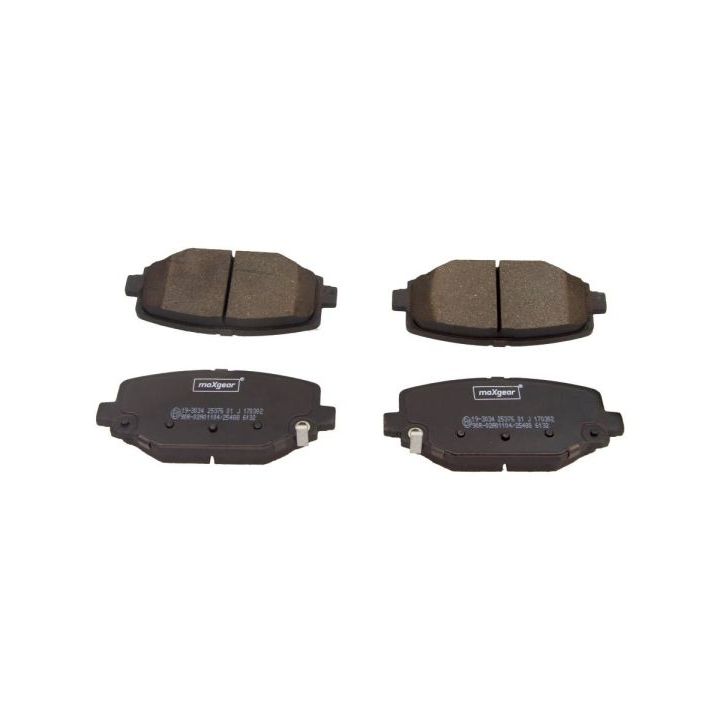 Stabdžių trinkelių rinkinys, diskinis stabdys MAXGEAR 19-3034