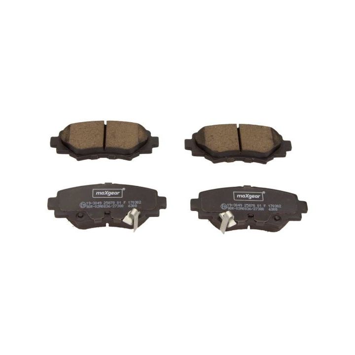 Stabdžių trinkelių rinkinys, diskinis stabdys MAXGEAR 19-3049