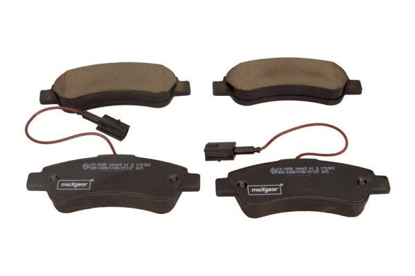 Stabdžių trinkelių rinkinys, diskinis stabdys MAXGEAR 19-3055