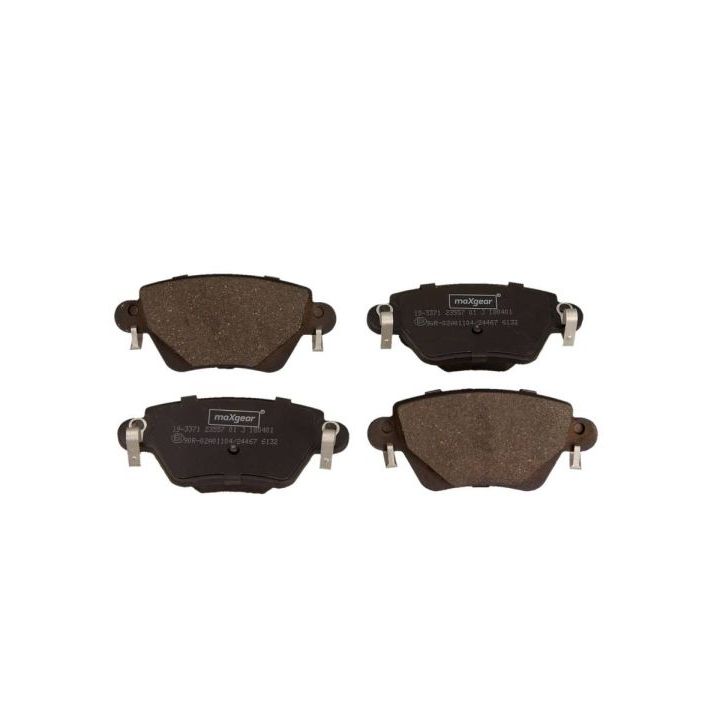 Stabdžių trinkelių rinkinys, diskinis stabdys MAXGEAR 19-3371