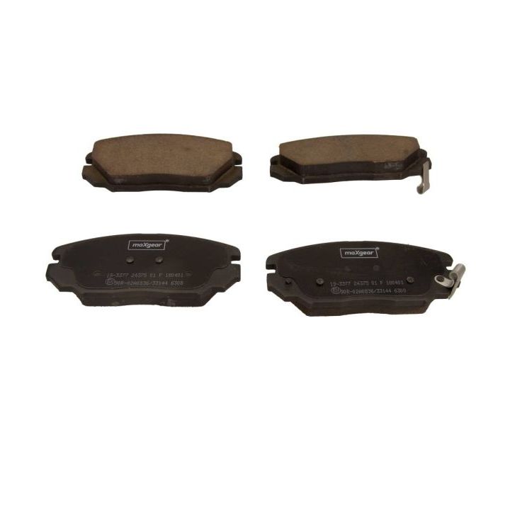 Stabdžių trinkelių rinkinys, diskinis stabdys MAXGEAR 19-3377