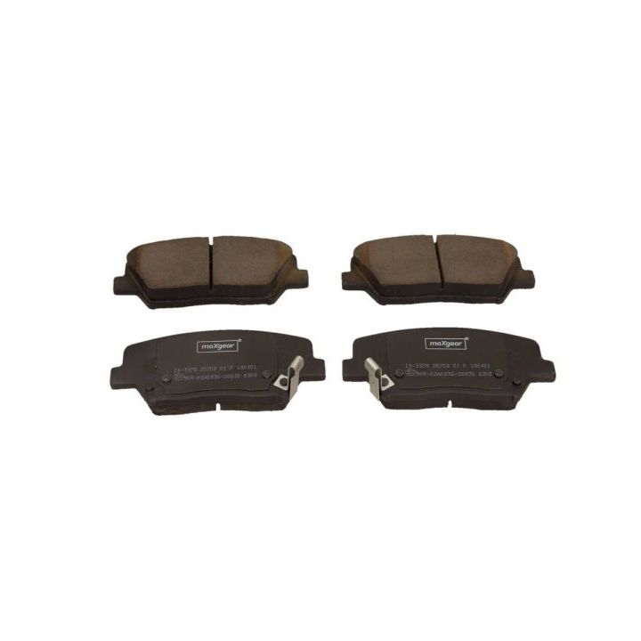 Stabdžių trinkelių rinkinys, diskinis stabdys MAXGEAR 19-3378