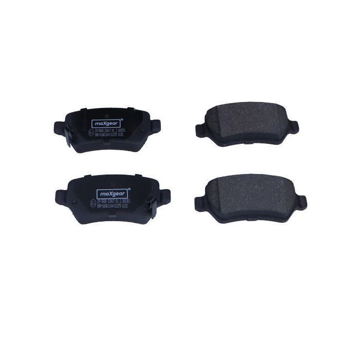 Stabdžių trinkelių rinkinys, diskinis stabdys MAXGEAR 19-3668