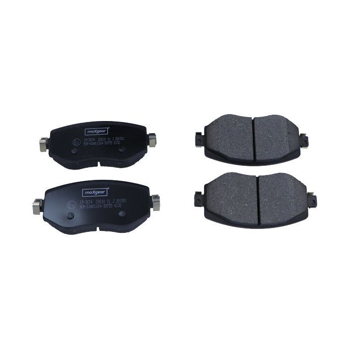 Stabdžių trinkelių rinkinys, diskinis stabdys MAXGEAR 19-3674