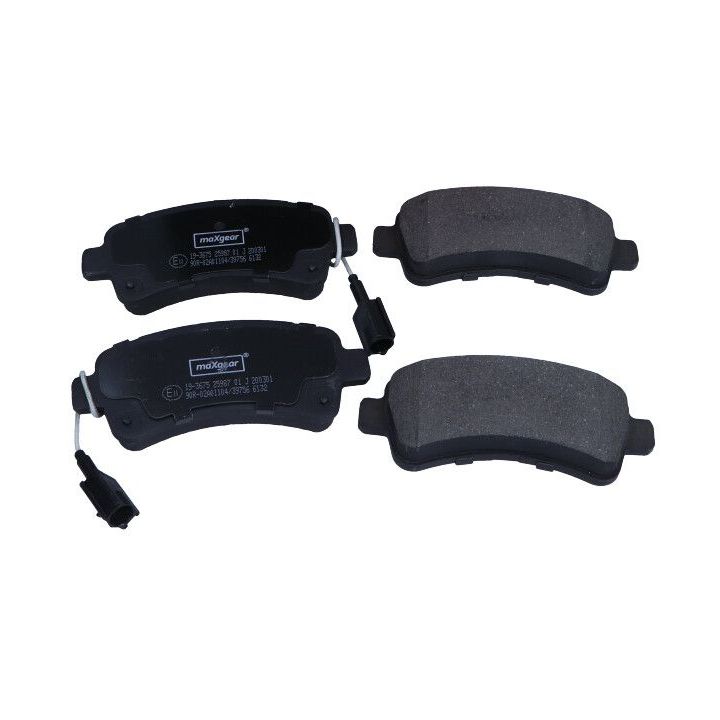 Stabdžių trinkelių rinkinys, diskinis stabdys MAXGEAR 19-3675