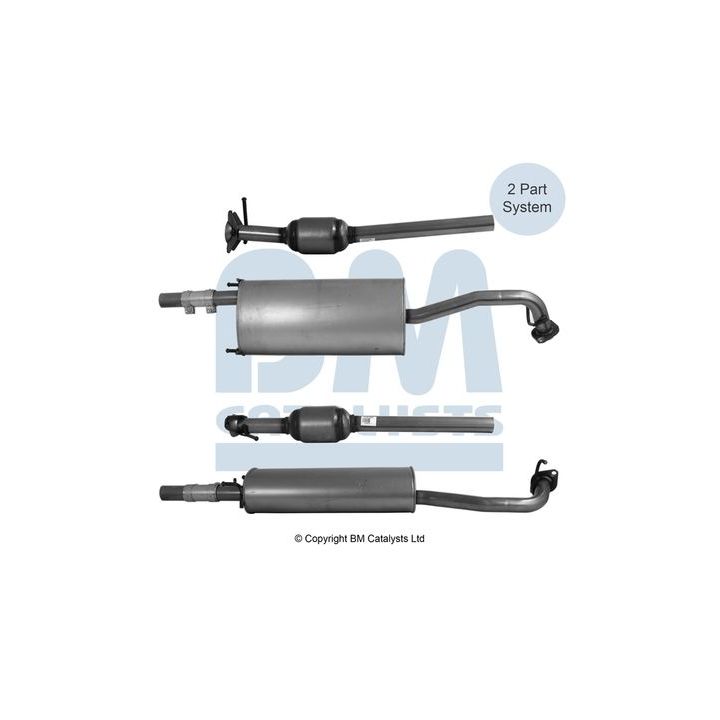Katalizatoriaus keitiklis BM CATALYSTS BM91875H