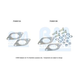 Montavimo komplektas, katalizatoriaus keitiklis BM CATALYSTS FK80012