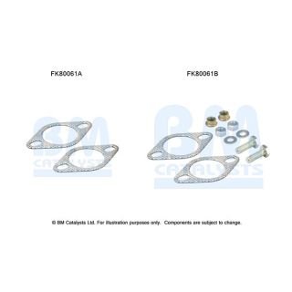Montavimo komplektas, katalizatoriaus keitiklis BM CATALYSTS FK80061