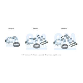 Montavimo komplektas, katalizatoriaus keitiklis BM CATALYSTS FK80073