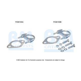 Montavimo komplektas, katalizatoriaus keitiklis BM CATALYSTS FK80100