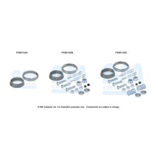 Montavimo komplektas, katalizatoriaus keitiklis BM CATALYSTS FK80142