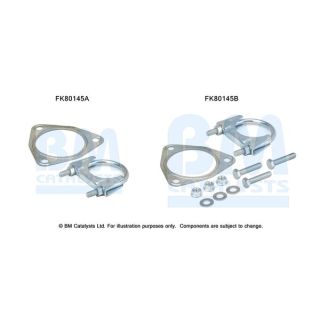 Montavimo komplektas, katalizatoriaus keitiklis BM CATALYSTS FK80145