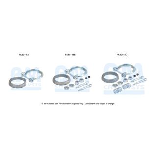 Montavimo komplektas, katalizatoriaus keitiklis BM CATALYSTS FK80148