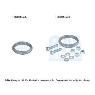 Montavimo komplektas, katalizatoriaus keitiklis BM CATALYSTS FK80154