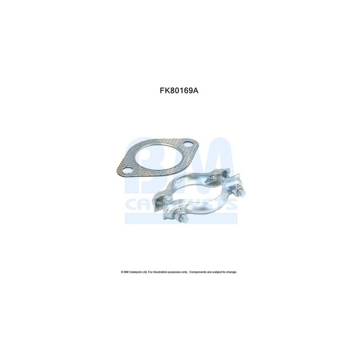 Montavimo komplektas, katalizatoriaus keitiklis BM CATALYSTS FK80169