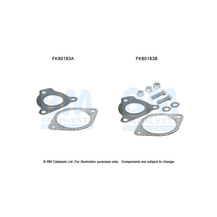 Montavimo komplektas, katalizatoriaus keitiklis BM CATALYSTS FK80183