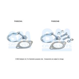 Montavimo komplektas, katalizatoriaus keitiklis BM CATALYSTS FK80234
