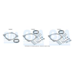 Montavimo komplektas, katalizatoriaus keitiklis BM CATALYSTS FK80256