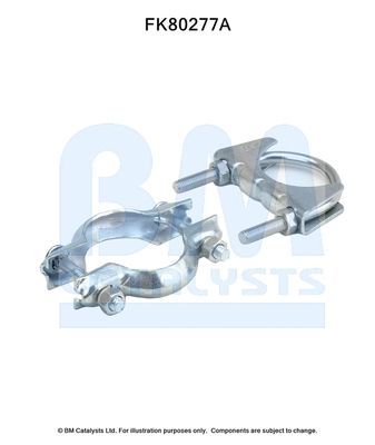 Montavimo komplektas, katalizatoriaus keitiklis BM CATALYSTS FK80277