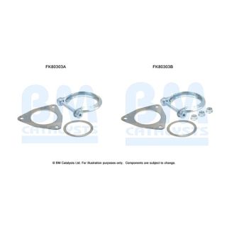 Montavimo komplektas, katalizatoriaus keitiklis BM CATALYSTS FK80303