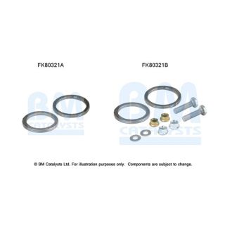 Montavimo komplektas, katalizatoriaus keitiklis BM CATALYSTS FK80321