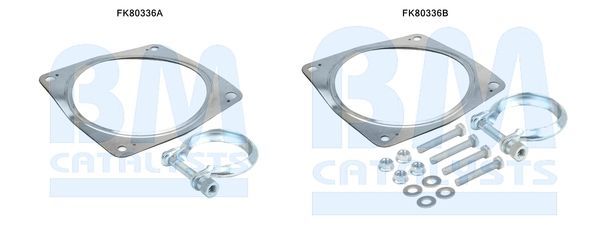 Montavimo komplektas, katalizatoriaus keitiklis BM CATALYSTS FK80336