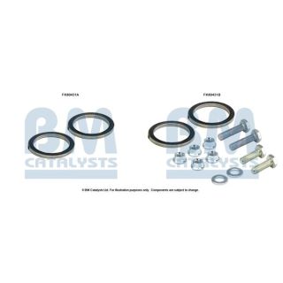 Montavimo komplektas, katalizatoriaus keitiklis BM CATALYSTS FK80431