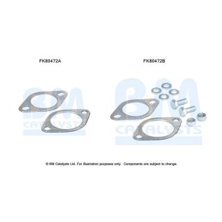Montavimo komplektas, katalizatoriaus keitiklis BM CATALYSTS FK80472