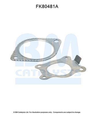 Montavimo komplektas, katalizatoriaus keitiklis BM CATALYSTS FK80481