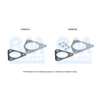 Montavimo komplektas, katalizatoriaus keitiklis BM CATALYSTS FK80527