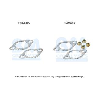 Montavimo komplektas, katalizatoriaus keitiklis BM CATALYSTS FK80535