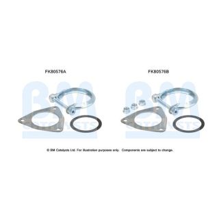 Montavimo komplektas, katalizatoriaus keitiklis BM CATALYSTS FK80576