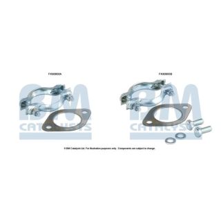 Montavimo komplektas, katalizatoriaus keitiklis BM CATALYSTS FK80800
