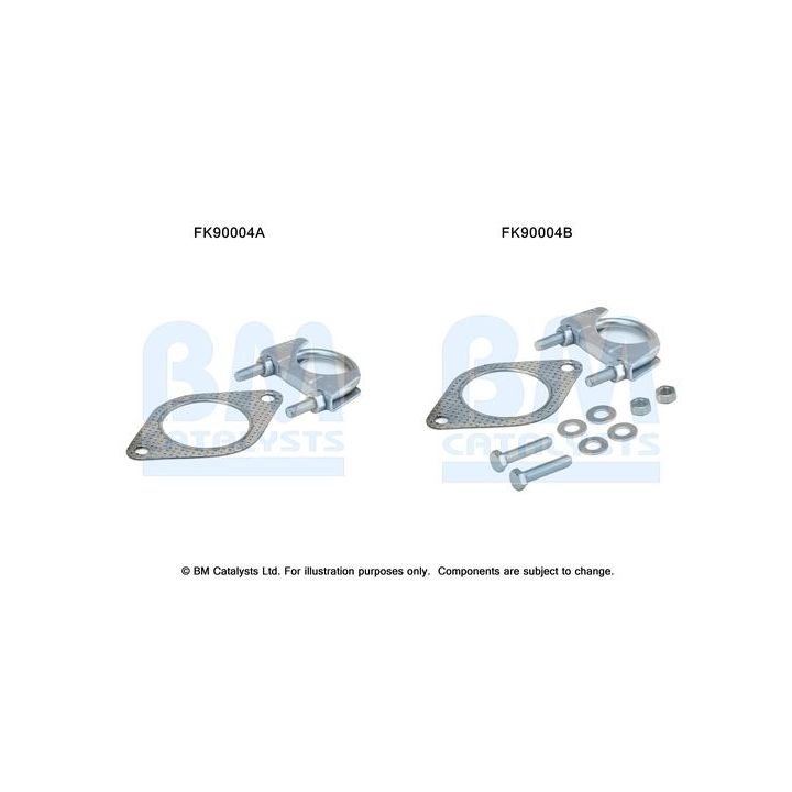 Montavimo komplektas, katalizatoriaus keitiklis BM CATALYSTS FK90004