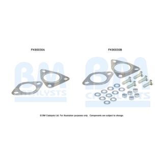Montavimo komplektas, katalizatoriaus keitiklis BM CATALYSTS FK90030
