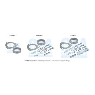 Montavimo komplektas, katalizatoriaus keitiklis BM CATALYSTS FK90031