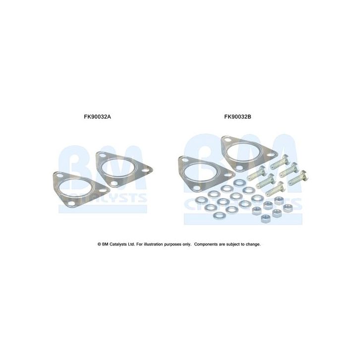 Montavimo komplektas, katalizatoriaus keitiklis BM CATALYSTS FK90032